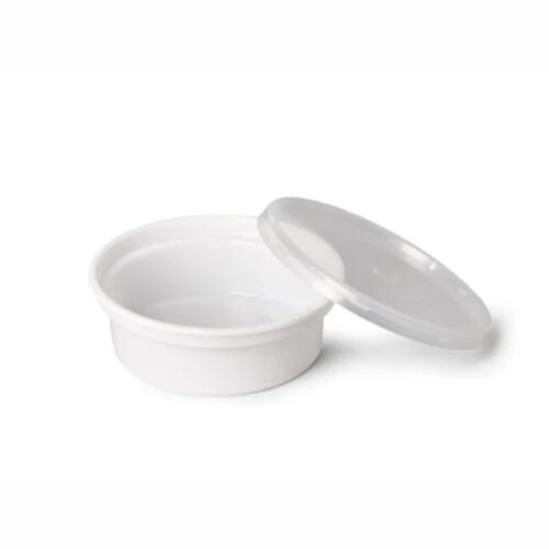 TARRINA 250ml PP BLANCA SIN TAPA - 124x104x42mm - 600Uds. (4P0250)