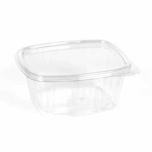 TARRINA BISAGRA 600ml PP TRANSPARENTE - 187x144x45mm – 400Uds. (HL0600)