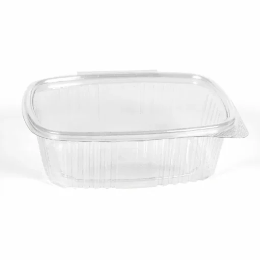 TARRINA BISAGRA 1000ml PP TRANSPARENTE - 187x144x64mm – 400Uds. (HL1000)