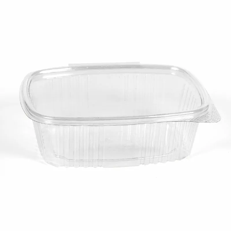 TARRINA BISAGRA 1000ml PP TRANSPARENTE - 187x144x64mm – 400Uds. (HL1000)