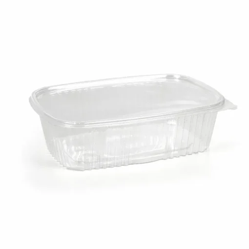 TARRINA BISAGRA 2000ml PP TRANSPARENTE - 233x178x79mm – 250Uds. (HL2000)