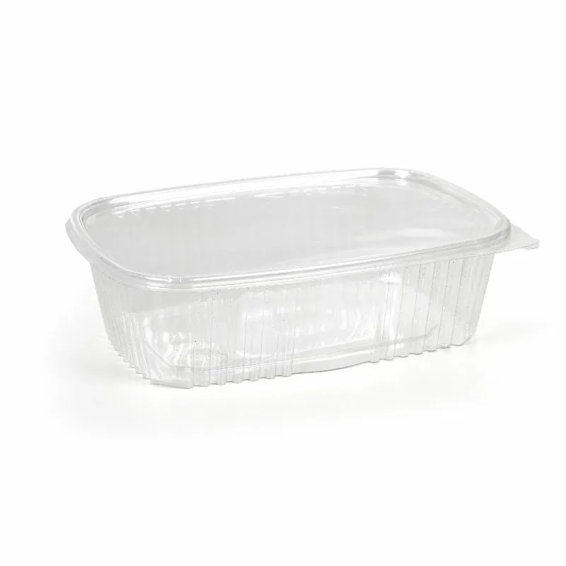 TARRINA BISAGRA 2000ml PP TRANSPARENTE - 233x178x79mm – 250Uds. (HL2000)