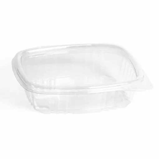 TARRINA BISAGRA 375ml PP TRANSPARENTE - 143x126x41mm – 600Uds. (HL0375)
