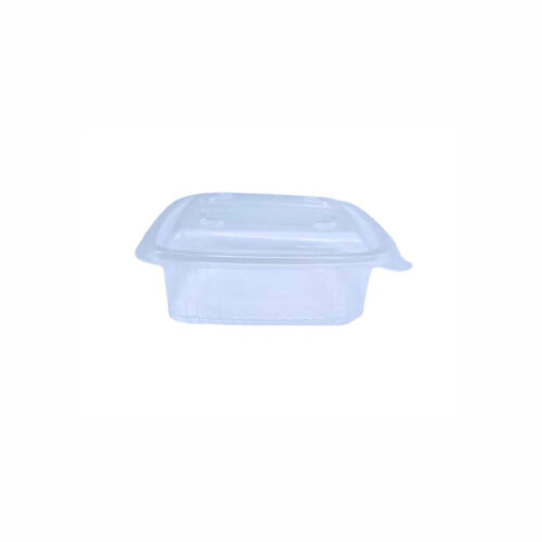 TARRINA BISAGRA 375ml PP TRANSPARENTE - 600Uds. (K370)