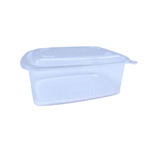TARRINA BISAGRA 2000ml PP TRANSPARENTE - 200Uds. (K2000)