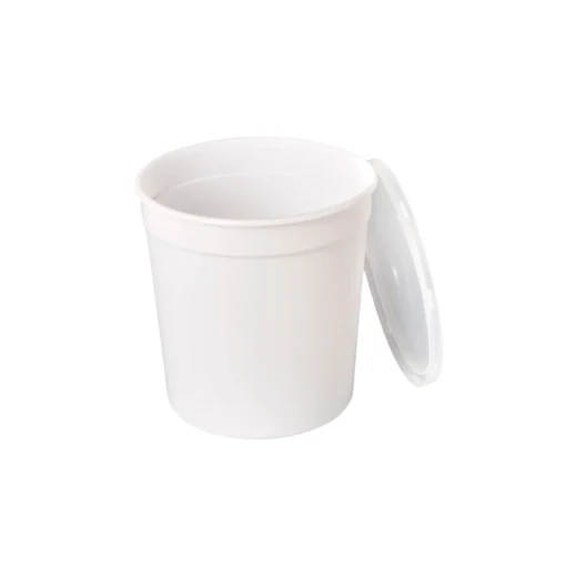 TARRINA 1000ml PP BLANCA SIN TAPA - 300Uds. (UT-10)