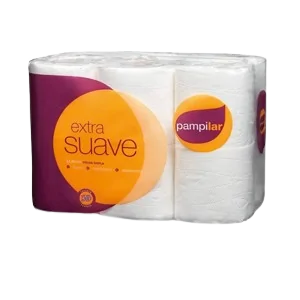 PAPEL HIGIÉNICO EXTRA SUAVE PAMPILAR - 12 Rollos x 9 Paquetes