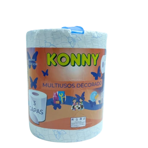 MULTIUSOS PASTA DECORADO 3 CAPAS KONNY S/8 -  8Uds.