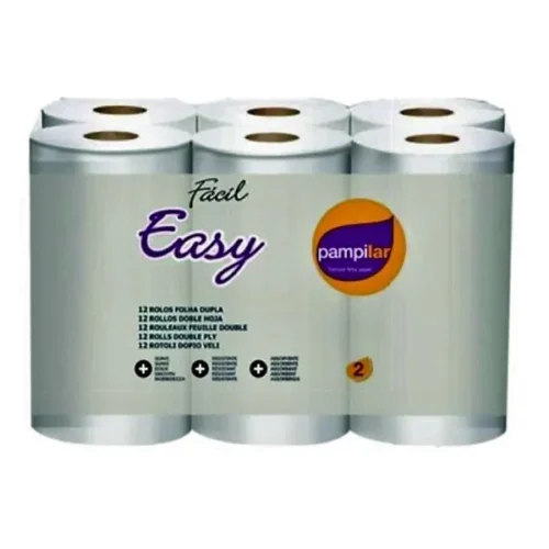 PAPEL HIGIÉNICO EASY PAMPILAR - 12 Rollos x 9 Paquetes