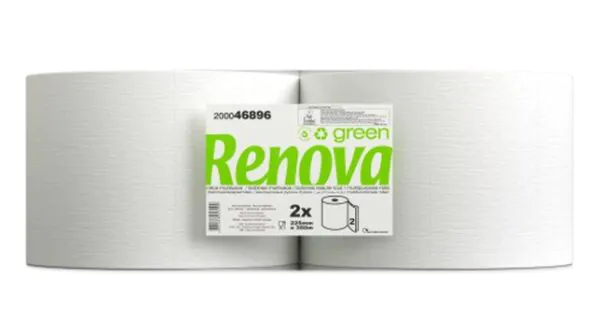BOBINA CELULOSA INDUSTRIAL GOFRADA 350MTR S/2 RENOVA - 2Uds.