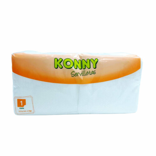 SERVILLETAS 33x33 BLANCA JUMBO KONNY - 21 Paquetes