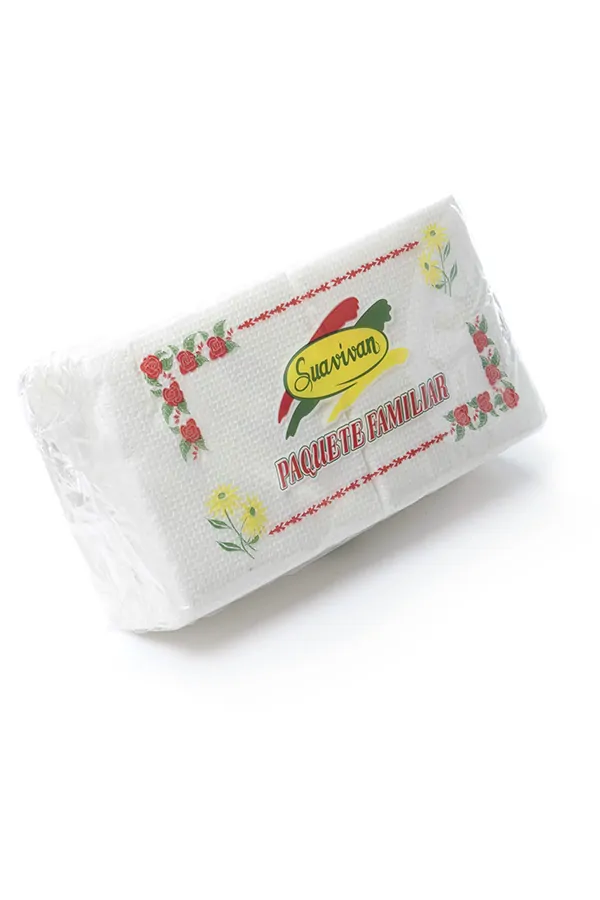 SERVILLETAS 33x33 BLANCA DOBLE CAPA SUAVIVAN 100Uds. - 36 Paquetes