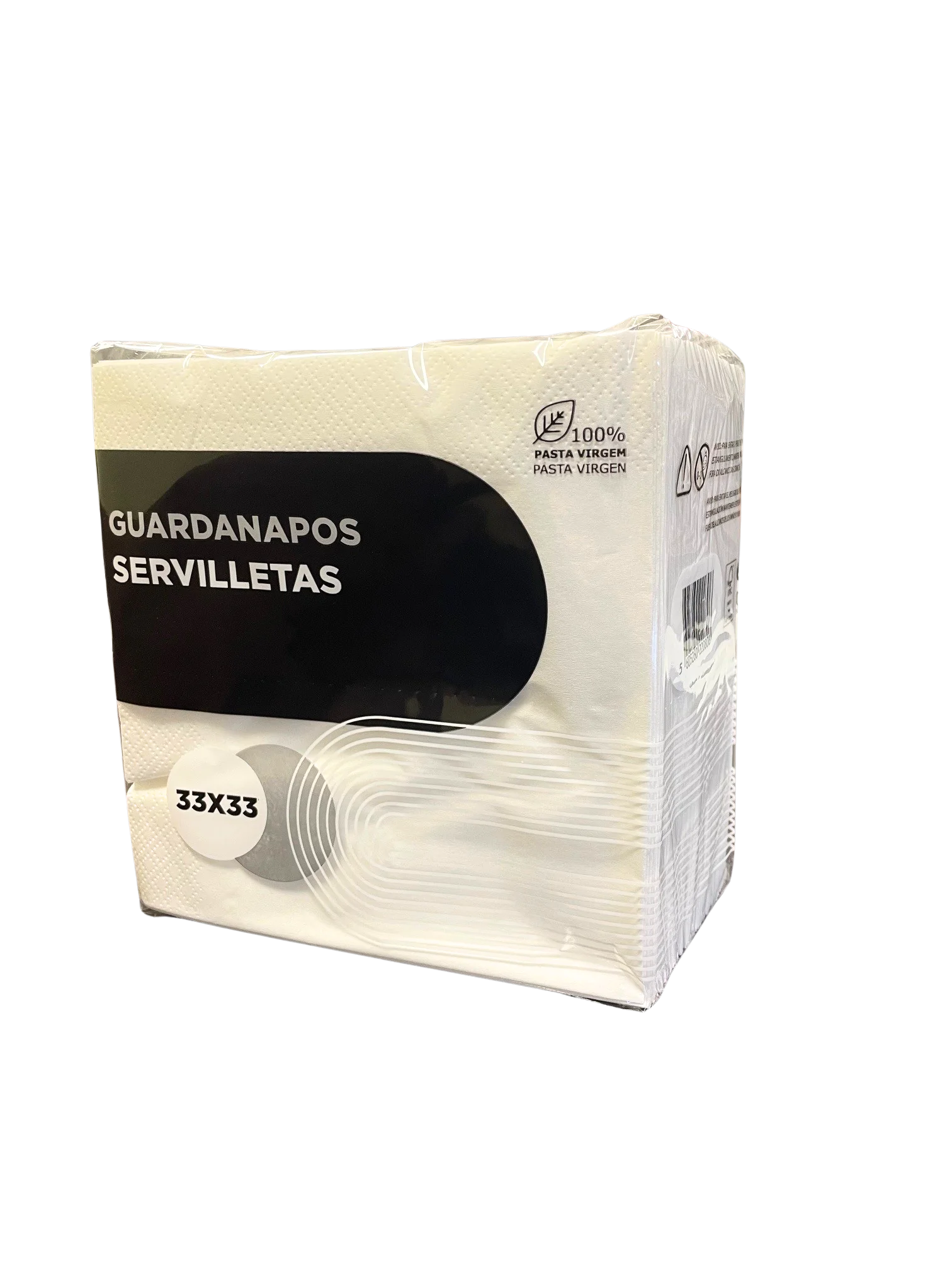 SERVILLETAS 33x33 BLANCA DOBLE CAPA - 32 Paquetes