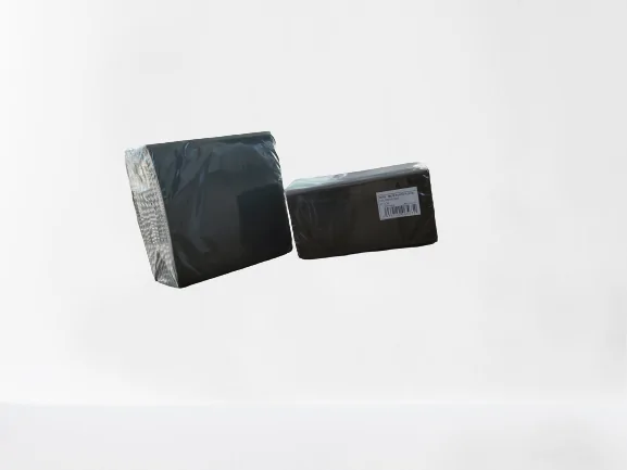 SERVILLETAS 38x38 NEGRA PUNTA PUNTA 50Uds. - 24 Paquetes