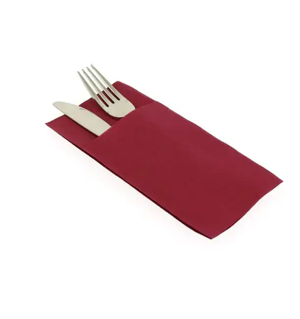 SERVILLETAS 40x40 BURDEOS CANGURO 60Uds. - 16 Paquetes