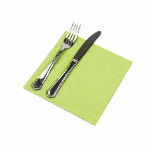 SERVILLETAS 40x40 PUNTA PUNTA PISTACHO 50Uds. - 24 Paquetes