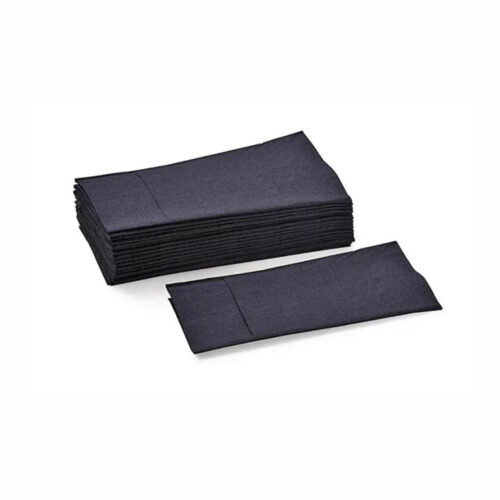 SERVILLETAS 40x40 NEGRA CANGURO 60Uds. - 16 Paquetes