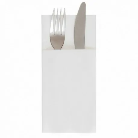 SERVILLETAS 40x40 BLANCA AIR LAID CANGURO 30Uds. - 16 Paquetes