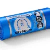 BOLSA BASURA 55x60 (30L.) AUTOCIERRE BAJA DENSIDAD AZUL INNOVA 15Uds. - 21 Rollos