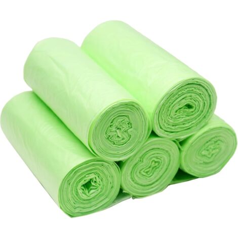 BOLSA BASURA 45x50 (10L.) AUTOCIERRE BAÑO VERDE NINJAPLAST 15Uds. - 40 Rollos