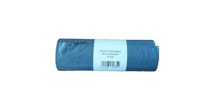 BOLSA BASURA 85x104 (120L.) COMUNIDAD BICOLOR 10Uds. - 36 Rollos