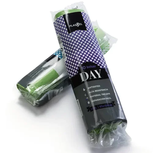 BOLSA BASURA 85x104 (120L.) COMUNIDAD VERDE PLASBEL 10Uds. - 30 Rollos