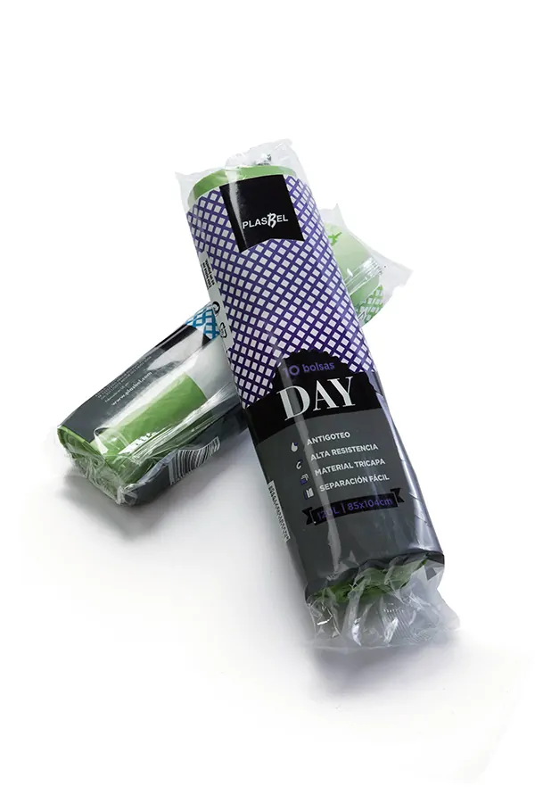 BOLSA BASURA 85x104 (120L.) COMUNIDAD VERDE PLASBEL 10Uds. - 30 Rollos
