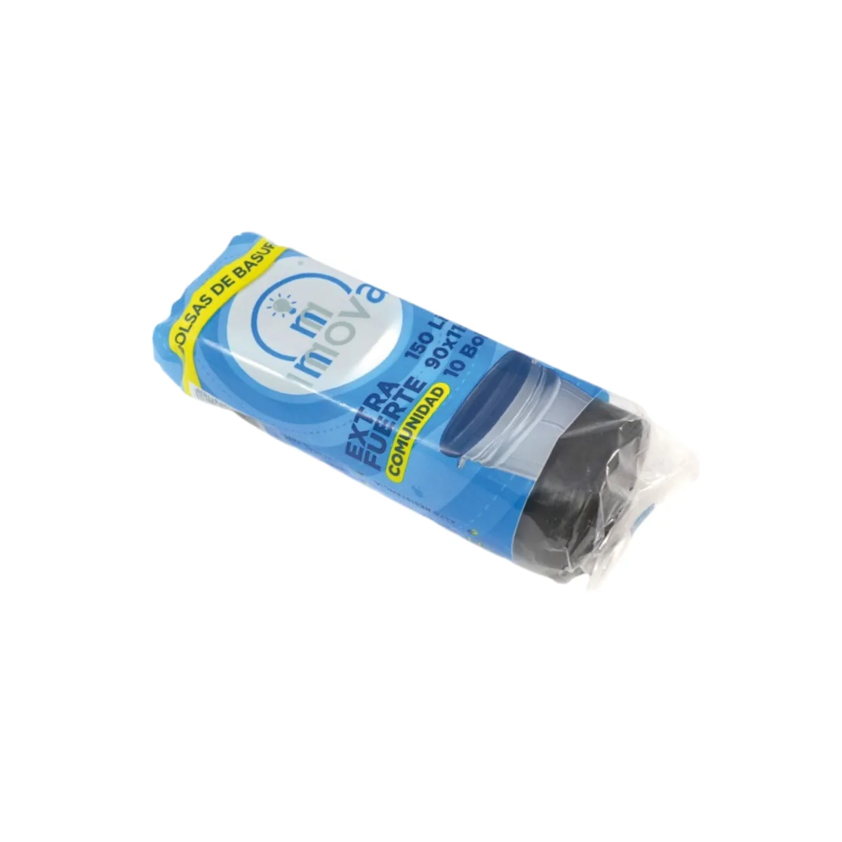BOLSA BASURA 90x115 (150L.) COMUNIDAD NEGRA INNOVA 10Uds. - 20 Rollos