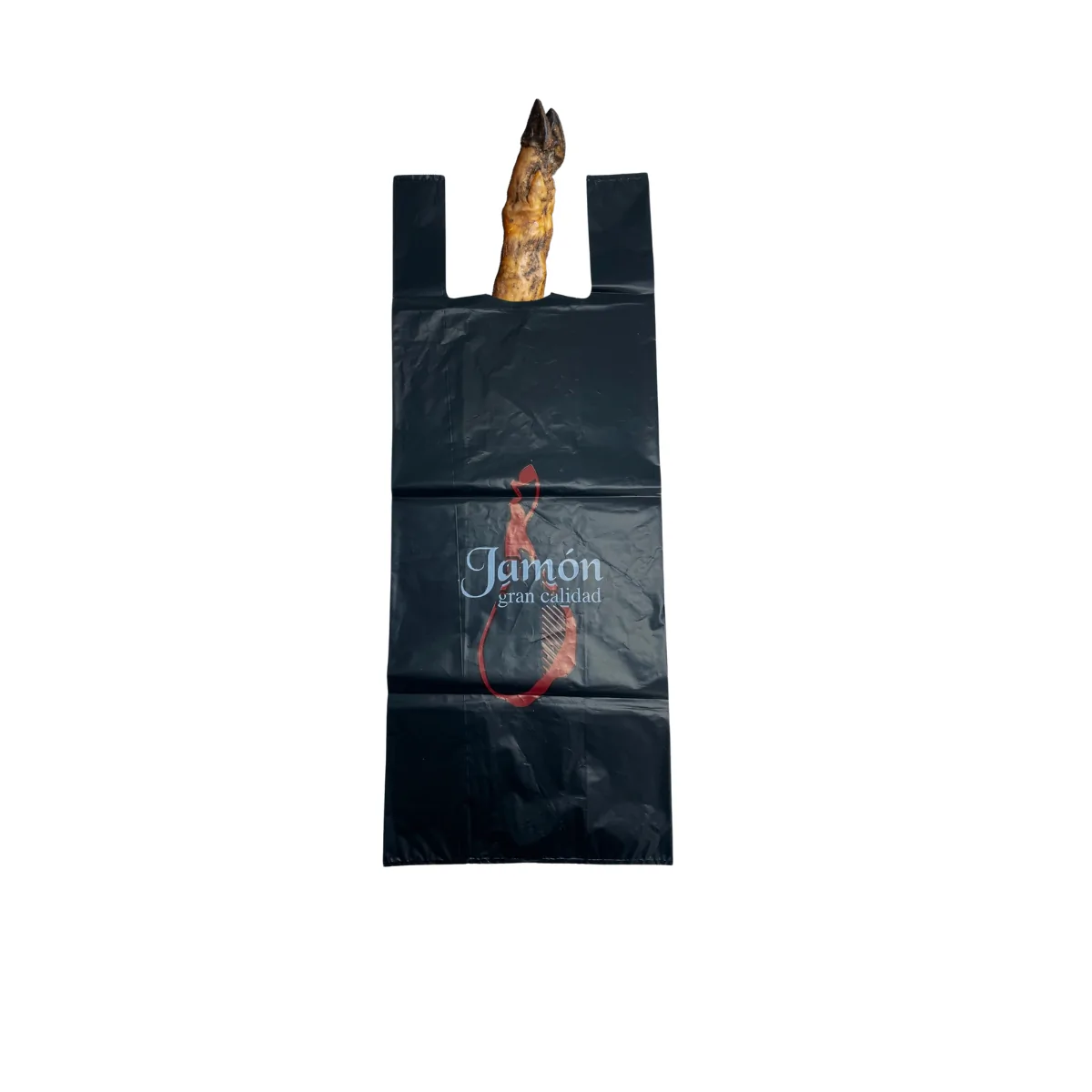 BOLSA ASA JAMONES 42x70 NEGRA REUTILIZABLE - 50Uds. / 15 Paquetes