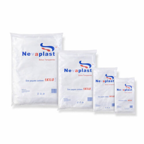 BOLSA TRANSPARENTE 10x20 - 1Kg. / 25 Paquetes NEVAPLAST