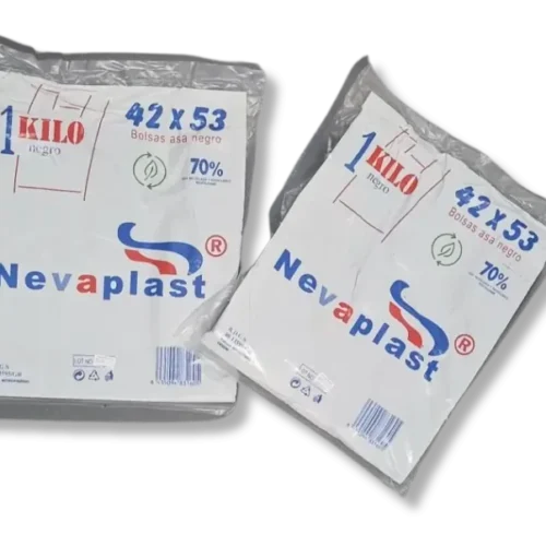 BOLSA ASA 42x53 NEGRA 1KG - 20Uds. NEVAPLAST