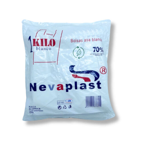 BOLSA ASA 30x40 BLANCA 1KG - 20Uds. NEVAPLAST