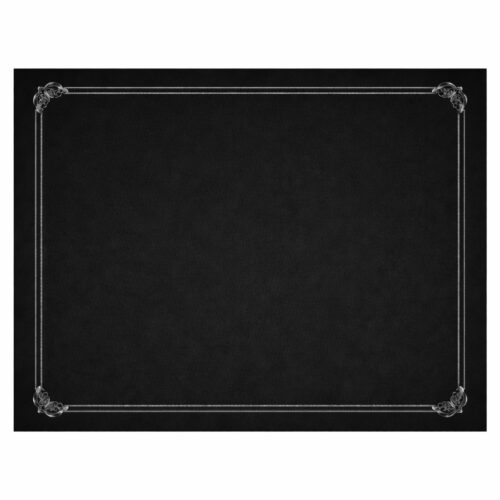 MANTEL 30x40 INDIVIDUAL NEGRO 500Uds. - 2 Paquetes