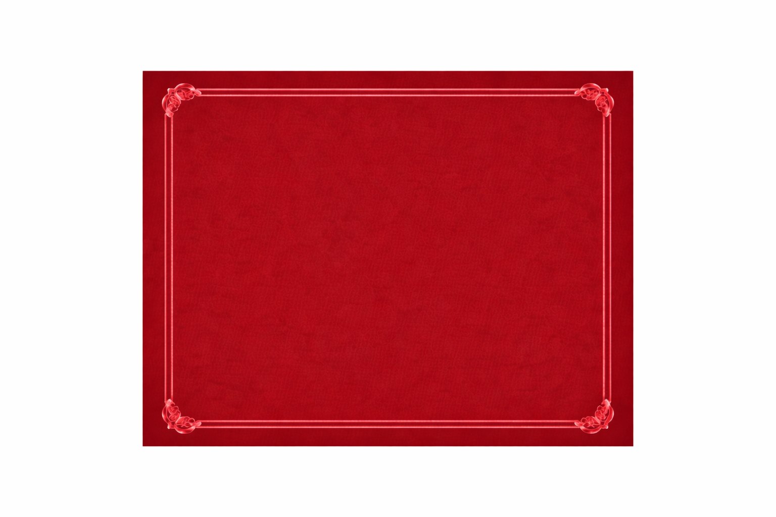 MANTEL 30x40 INDIVIDUAL ROJO 500Uds. - 2 Paquetes