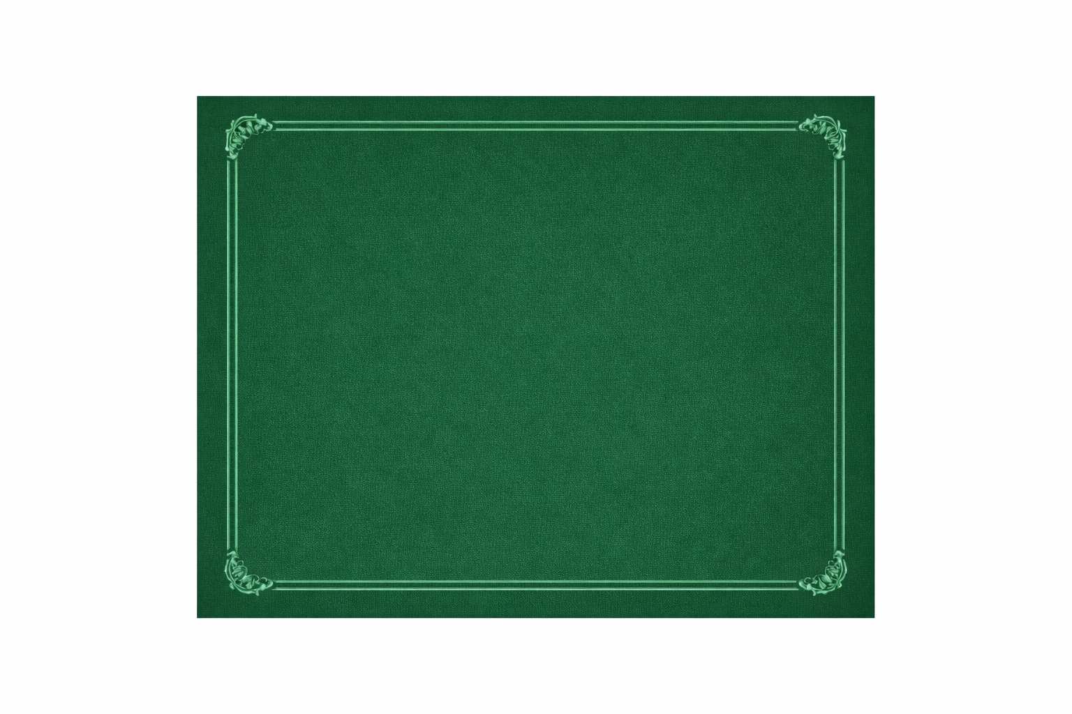 MANTEL 30x40 INDIVIDUAL VERDE 500Uds. - 2 Paquetes