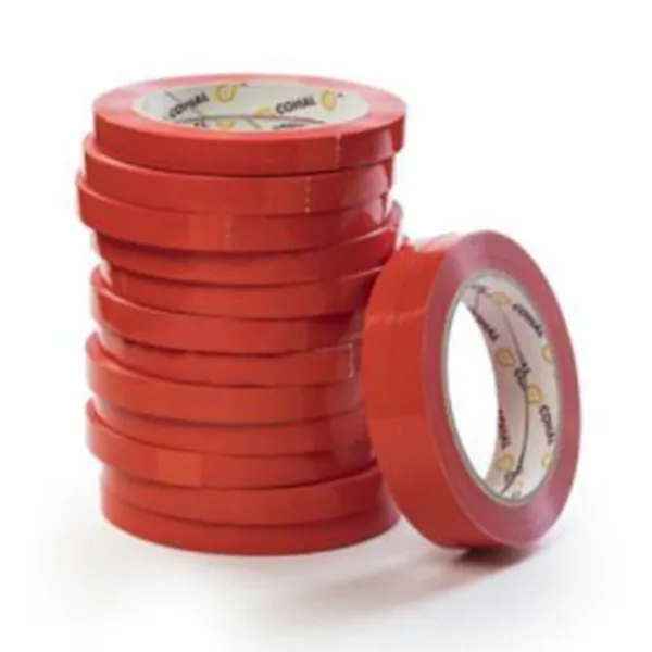 PRECINTO PVC 66mtr. x 12mm. ROJO - 144Uds.