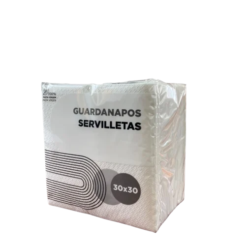 SERVILLETAS 30x30 BLANCA DOBLE CAPA - 48 Paquetes