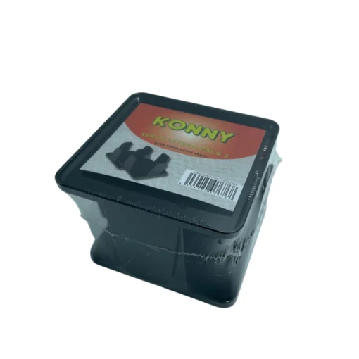 SERVILLETERO 20x20 NEGRO KONNY 2Uds. - 12 Paquetes