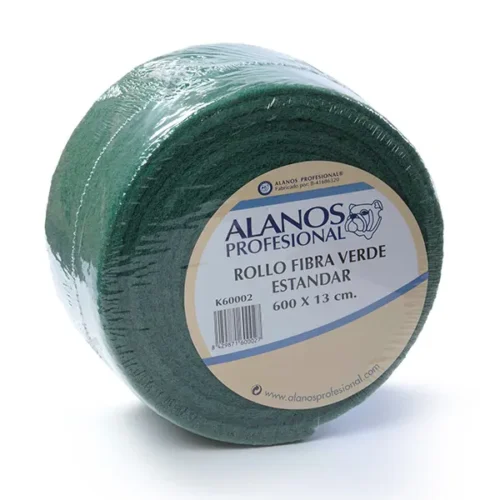 ESTROPAJO ROLLO FIBRA VERDE 600x13cm - 8Uds.