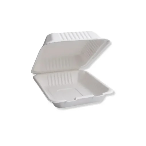 ENVASE MENÚ CAÑA DE AZUCAR BLANCO 1600ml. - 22x22x7cm - 25Uds. C/8