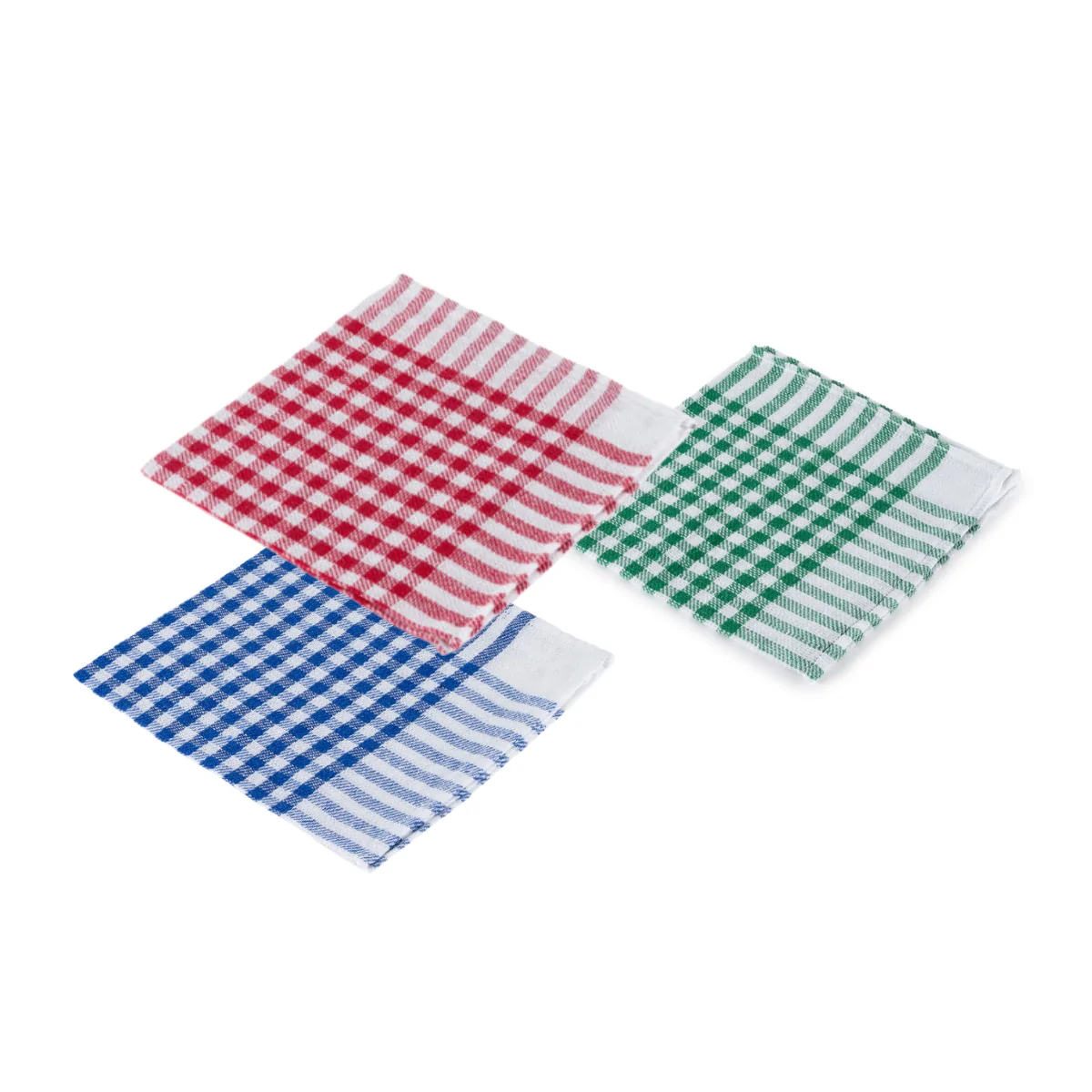 PAÑO COCINA CUADROS COLORES SURTIDOS 300Uds. (REF. 808)