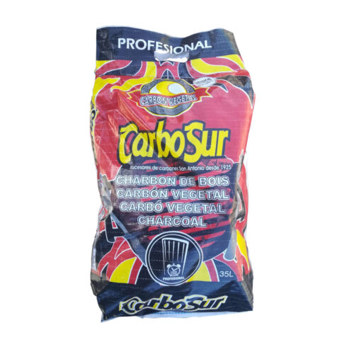 CARBÓN VEGETAL BARBACOA 35L.