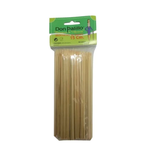 PALILLOS PINCHO 15cm. - 200Uds. x 15 Paquetes