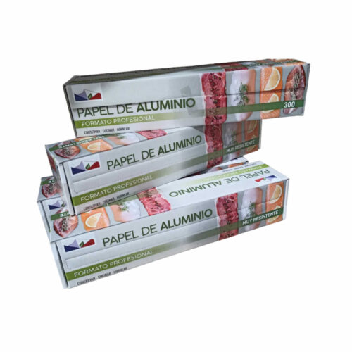 PAPEL DE ALUMINIO SIERRA NEVADA 40cm. x 300mtr. - 6Uds.