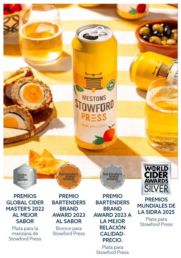 STOWFORD PRESS - SIDRA DE MANZAMA - 4'5 %Vol. - 500ml. - 24Uds. - Imagen 2