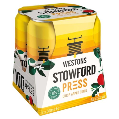 STOWFORD PRESS - SIDRA DE MANZAMA - 4'5 %Vol. - 500ml. - 24Uds. - Imagen 3
