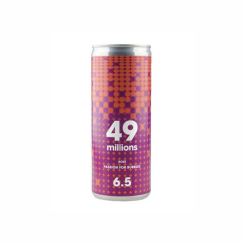 49 MILLIONS ROSADO GARNACHA FRIZZANTE EN LATA - 25cl. - 6'5vol.